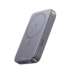 Power Bank MagSafe de 10000mAh NEXODE | 20W | 1 USB-C | 1 USB-A | Carga Rápida bidireccional | Soporta modo Standby | Soporte Plegable | Ultra Delgado | Ultra ligero | Compatible con iPhone 15/14/13/12 | Color Gris.