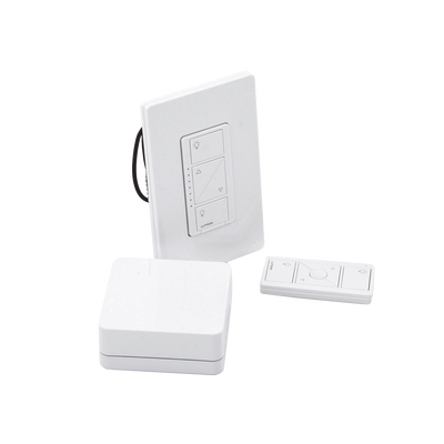 (Caseta Wireless) Kit Hub controlador, atenuador (dimmer), control y tapa.