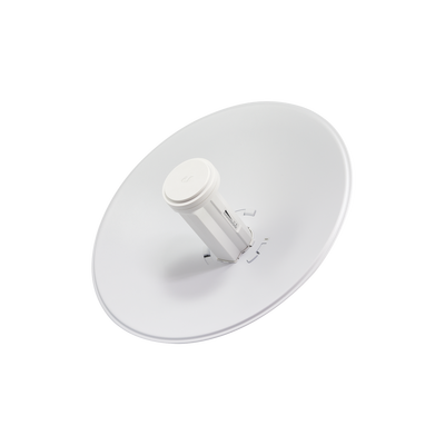 PowerBeam airMAX M5, hasta 150 Mbps, frecuencia 5 GHz (5170-5875 MHz) con antena tipo plato de 22 dBi