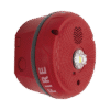 Sirena con Lámpara LED Estroboscópica / Montaje en Techo / Nivel de Candelas Seleccionable / Color Rojo / Nuevo Diseño Moderno y Elegante / Menor Consumo de Corriente / Uso exterior
