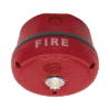 Sirena con Lámpara LED Estroboscópica / Montaje en Techo / Nivel de Candelas Seleccionable / Color Rojo / Nuevo Diseño Moderno y Elegante / Menor Consumo de Corriente / Uso exterior
