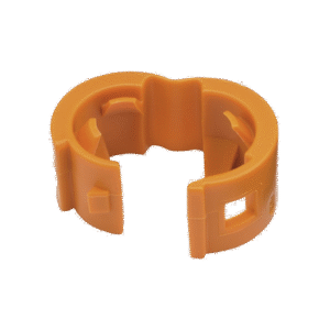 Kit de 25 Clips de Identificación Para Patch Cords, Compatible con Diámetros de 4.7 a 7.8 mm, Color Naranja