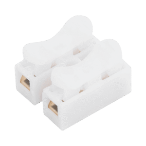 Conector tipo PUSH de 2 Contactos / Para una Conexión Rápida / Puentes de Cables