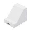Derivación techo a canaleta color blanco de PVC auto extinguible, compatible con canaletas: PT48, TMK1735, TMK1735SD, TMK1020, TMK1020CD, TMK1020SD, TMK1720, TMK2560 (6150-01002)