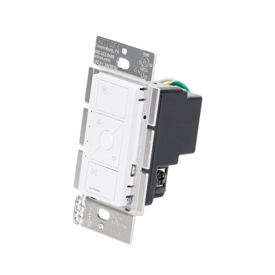 (Caseta Wireless) Control de velocidad inalámbrico para ventilador de techo, un solo polo. (Caseta Wireless) Control de velocidad inalámbrico para ventilador de techo, un solo polo.
