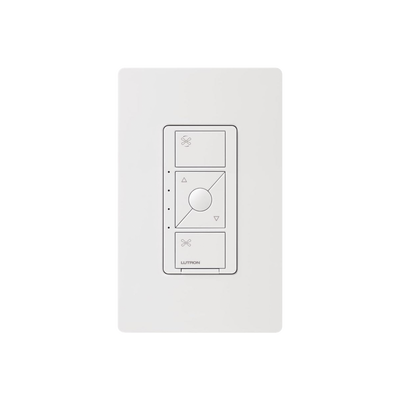 (Caseta Wireless) Control de velocidad inalámbrico para ventilador de techo, un solo polo. (Caseta Wireless) Control de velocidad inalámbrico para ventilador de techo, un solo polo.