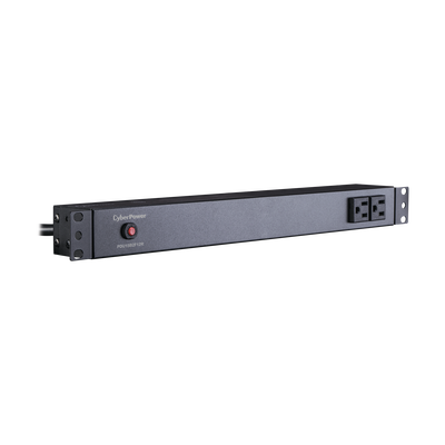 PDU Básico Para Distribución de Energía, Con 12 Tomas NEMA 5-15R Traseras y 2 Tomas 5-15R Frontales, 1UR, 15 Amp, 120 Vca