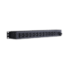 PDU Básico Para Distribución de Energía, Con 12 Tomas NEMA 5-15R Traseras y 2 Tomas 5-15R Frontales, 1UR, 15 Amp, 120 Vca
