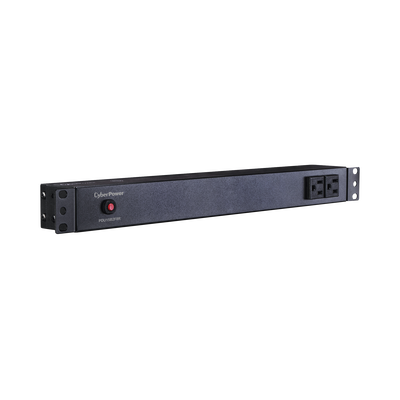 PDU Básico Para Distribución de Energía, Con 8 Tomas NEMA 5-15R Traseras y 2 Tomas 5-15R Frontales, 1UR, 15 Amp, 120 Vca PDU Básico Para Distribución de Energía, Con 8 Tomas NEMA 5-15R Traseras y 2 Tomas 5-15R Frontales, 1UR, 15 Amp, 120 Vca