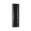 Organizador Vertical PatchRunner™ Mejorado, Doble (Frontal y Posterior), Para Rack Abierto de 45 Unidades, 12in de Ancho, Color Negro