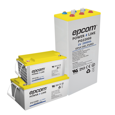 Batería de GEL PURO OPzV / 12 V @ 200 Ah / Ciclo profundo / Uso en Aplicaciones Fotovoltaicas y de Respald