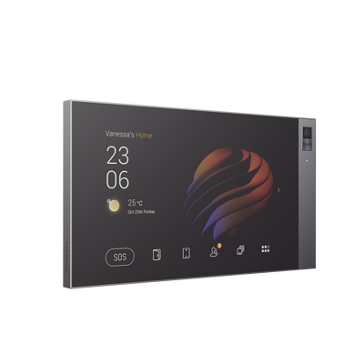 Pantalla táctil Hub controlador integrable con sistemas de automatización compatible con múltiples marcas. Conexión Wifi y Ethernet