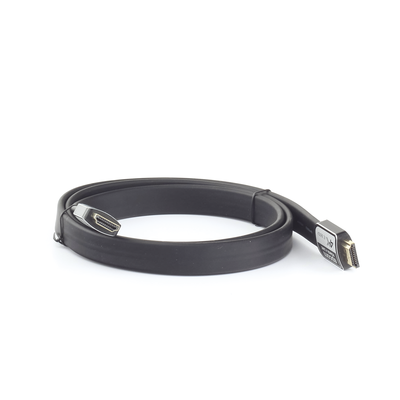 Cable HDMI versión 2.0 plano de 1M (3.2 ft) optimizado para resolución 4K ULTRA HD Cable HDMI versión 2.0 plano de 1M (3.2 ft) optimizado para resolución 4K ULTRA HD