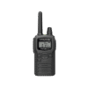 Radio portátil UHF 450-470 MHz, 2 W, 16 canales, Resistente a Golpes MIL-STD-810, manos libres VOX. Incluye antena, batería, cargador y clip