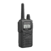 Radio portátil UHF 450-470 MHz, 2 W, 16 canales, Resistente a Golpes MIL-STD-810, manos libres VOX. Incluye antena, batería, cargador y clip