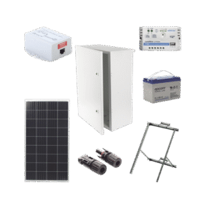 Kit Solar de 14 W con PoE Pasivo 24 Vcc para un radio de Ubiquiti airMAX o Cambium ePMP