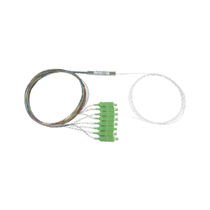 Splitter (Divisor Óptico) tipo PLC, de 1x8, conectores SC/APC de salida