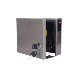 Fuente de poder profesional PREMIUM de 11 - 15 Vcc @ 6 Amper, para 4 camaras , con voltaje de entrada de: 85-264 Vca