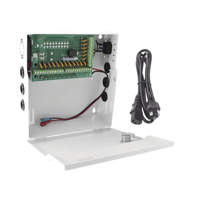 Fuente de Poder Profesional de 12 Vcc @ 20 A / Soporta 18 Cámaras / Capacidad de Batería de Respaldo (No Incluida) / Voltaje de Entrada de 96-264 Vca Fuente de Poder Profesional de 12 Vcc @ 20 A / Soporta 18 Cámaras / Capacidad de Batería de Respaldo (No Incluida) / Voltaje de Entrada de 96-264 Vca