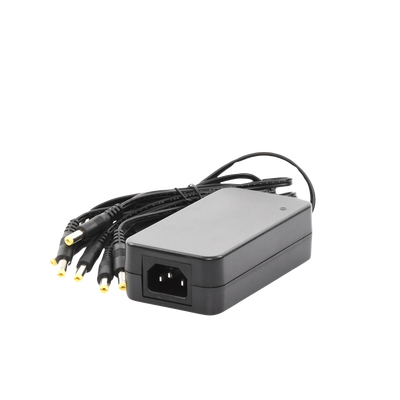 Fuente de Alimentación de 6 Salidas tipo Jack Macho de 12 Vcc / 6 Amper