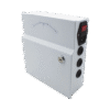 Fuente de poder profesional de 24 Vca @ 4 Amper, para 4 camaras, con voltaje de entrada de: 110 Vca