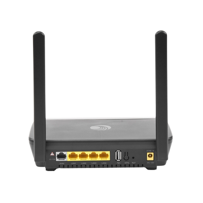 Router residencial cnPilot r195P de alta cobertura, doble banda, 2x puertos ATA, 1x puerto WAN con salida PoE para alimentar suscriptor Cambium
