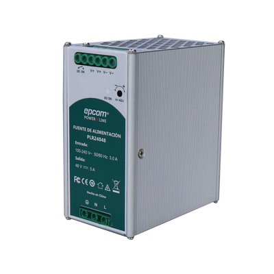 FUENTE DE ALIMENTACION 48 VCC / DIN RIEL / 5 AMPERES / 240 W