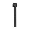 Cincho de Nylon 6.6 de Bloqueo, 188 mm largo x 4.8mm ancho, Color Negro, Exterior Resistente a Rayos UV, Paquete de 1000pz