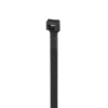 Cincho de Nylon 6.6 Pan-Ty, 368mm largo x 7.6mm ancho, Color Negro, Exterior Resistente a Rayos UV, Paquete de 100pz