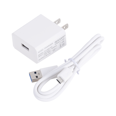 Cargador Micro-USB Profesional de 1 Puerto / 5 VCC / 1 Amper Para Smartphones y Tablets / Voltaje de Entrada de 100-240 VCA Cargador Micro-USB Profesional de 1 Puerto / 5 VCC / 1 Amper Para Smartphones y Tablets / Voltaje de Entrada de 100-240 VCA