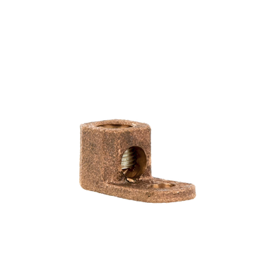 Terminal Tipo Lengüeta Recta de Cobre, Cal. 8 a 1/0 AWG, Orificio para perno de 5/16" (7.9mm) Terminal Tipo Lengüeta Recta de Cobre, Cal. 8 a 1/0 AWG, Orificio para perno de 5/16" (7.9mm)