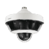 Cámara IP Multisensor 8 - 20 MP (4 sensores de 2 o 5 MP) lentes intercambiables con PTZ 2 MP 32X / Hasta 5 tarjetas SD de 256 GB / WDR de hasta 150dB / IP66 / IK10 Cámara IP Multisensor 8 - 20 MP (4 sensores de 2 o 5 MP) lentes intercambiables con PTZ 2 MP 32X / Hasta 5 tarjetas SD de 256 GB / WDR de hasta 150dB / IP66 / IK10