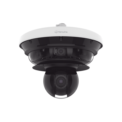 Cámara IP Multisensor 34MP (4 sensores 4K) con lentes motorizados / PTZ 2 MP 40X / Hasta 2 tarjetas MicroSD de 512GB / WDR de hasta 150dB / IP66 / IK10 / autoseguimiento / Inteligencia artificial para eventos Cámara IP Multisensor 34MP (4 sensores 4K) con lentes motorizados / PTZ 2 MP 40X / Hasta 2 tarjetas MicroSD de 512GB / WDR de hasta 150dB / IP66 / IK10 / autoseguimiento / Inteligencia artificial para eventos