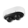 Camara Multisensor 2MP x 2 CH con IA / Lente Motorizado de 3 a 6mm / P-Iris / WDR 120dB / Protección IP66 / IK10 / NEMA4X