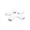 5 Unidades del Adaptador PoE Ubiquiti de 24 VDC, 1.0 A con puerto Gigabit, color blanco