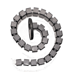 Portacable de tipo Cadena para Escritorio / Organizador de Cables Vertical Articulado / 1200mm de Longitud / Evita que los Cables se Enreden o Tensen al momento de Elevar la Altura Portacable de tipo Cadena para Escritorio / Organizador de Cables Vertical Articulado / 1200mm de Longitud / Evita que los Cables se Enreden o Tensen al momento de Elevar la Altura