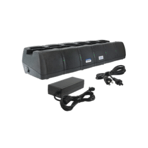 Cargador rápido de 6 cavidades de escritorio para radio ICOM ICM25