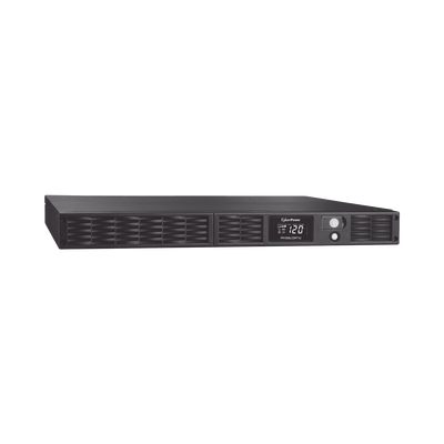 UPS de 1000 VA/800 W, Topología Línea Interactiva, Entrada 120 Vca NEMA 5-15P, Onda Senoidal Pura, Torre o Rack 1 UR, Con 7 Tomas NEMA 5-15R