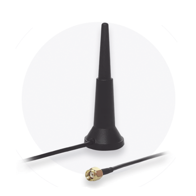 Antena WiFi Doble Banda SMA, 3 dBi, Magnetica, cable 1.5M Antena WiFi Doble Banda SMA, 3 dBi, Magnetica, cable 1.5M