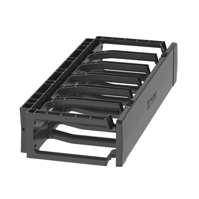 Organizador de Cables Horizontal PatchRunner™, Sencillo (Solo Frontal), Para Rack de 19in, 2UR Organizador de Cables Horizontal PatchRunner™, Sencillo (Solo Frontal), Para Rack de 19in, 2UR