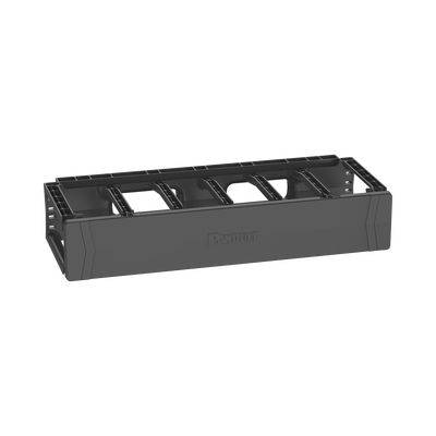 Organizador de Cables Horizontal PatchRunner™, Sencillo (Solo Frontal), Para Rack de 19in, 2UR Organizador de Cables Horizontal PatchRunner™, Sencillo (Solo Frontal), Para Rack de 19in, 2UR