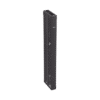 Organizador Vertical PatchRunner™, Doble (Frontal y Posterior), Para Rack Abierto de 45 Unidades, 6in de Ancho, Color Negro