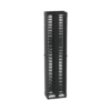 Organizador Vertical PatchRunner™, Doble (Frontal y Posterior), Para Rack Abierto de 45 Unidades, 12in de Ancho, Color Negro