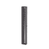 Organizador Vertical PatchRunner™, Sencillo (Solo Frontal), Para Rack Abierto de 45 Unidades, 6 in de Ancho, Color Negro