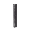 Organizador Vertical PatchRunner™, Sencillo (Solo Frontal), Para Rack Abierto de 45 Unidades, 6 in de Ancho, Color Negro