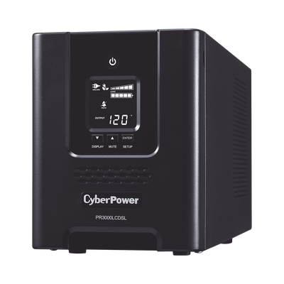 UPS de 3000 VA/2700 W, Topología Línea Interactiva, Entrada 120 Vca NEMA L5-30P, Onda Senoidal Pura, Tipo Mini Torre, Con 6 Tomas NEMA 5-20R y 1 NEMA L5-30R