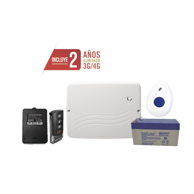 Kit de Panel de Alarma Híbrido 4G LTE con botón de Pánico y Detección de Caídas Inalámbrico, Incluye SIM con 2 años de Datos y APP Gratis Kit de Panel de Alarma Híbrido 4G LTE con botón de Pánico y Detección de Caídas Inalámbrico, Incluye SIM con 2 años de Datos y APP Gratis