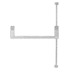 Barra diseñada para puertas de servicio de 2 puntos (puertas encontradas)