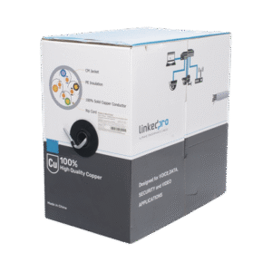 Bobina de cable de 305 m, ( 1000 ft ), Cat5e, alto desempeño, de color Gris, UL, para aplicaciones en video vigilancia, redes de datos. Uso Interior Bobina de cable de 305 m, ( 1000 ft ), Cat5e, alto desempeño, de color Gris, UL, para aplicaciones en video vigilancia, redes de datos. Uso Interior