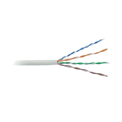 Cable Cat5e de alto rendimiento certificaciones ETL, UL, de 500 ft ( 152.5 m ) de color Blanco, para aplicaciones en video vigilancia, redes de datos. Uso Interior. Cable Cat5e de alto rendimiento certificaciones ETL, UL, de 500 ft ( 152.5 m ) de color Blanco, para aplicaciones en video vigilancia, redes de datos. Uso Interior.